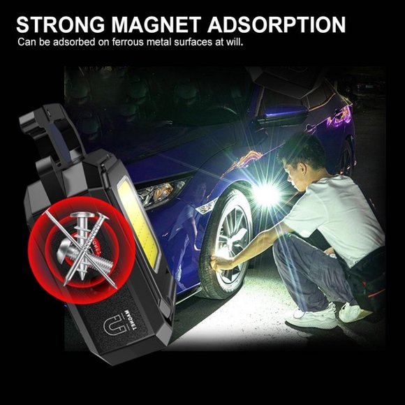 Rechargeable Cob Keychain Work Light with Bottle Opener and Magnet(1 Pack) - Picture 11 of 14